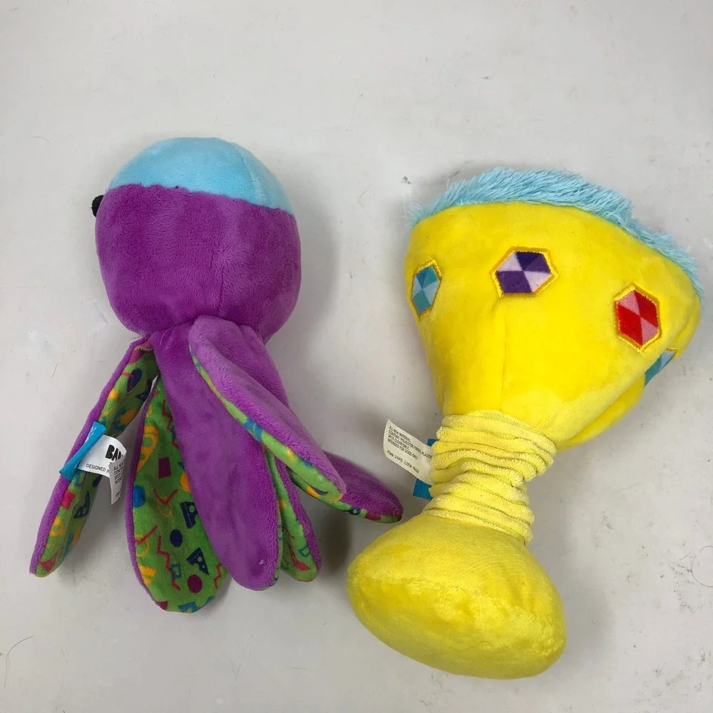 BarkBox Dog Toy Bundle Lot 6 PC Plush Squeaky Crinkle Jurassic‎ Park Dinosaur